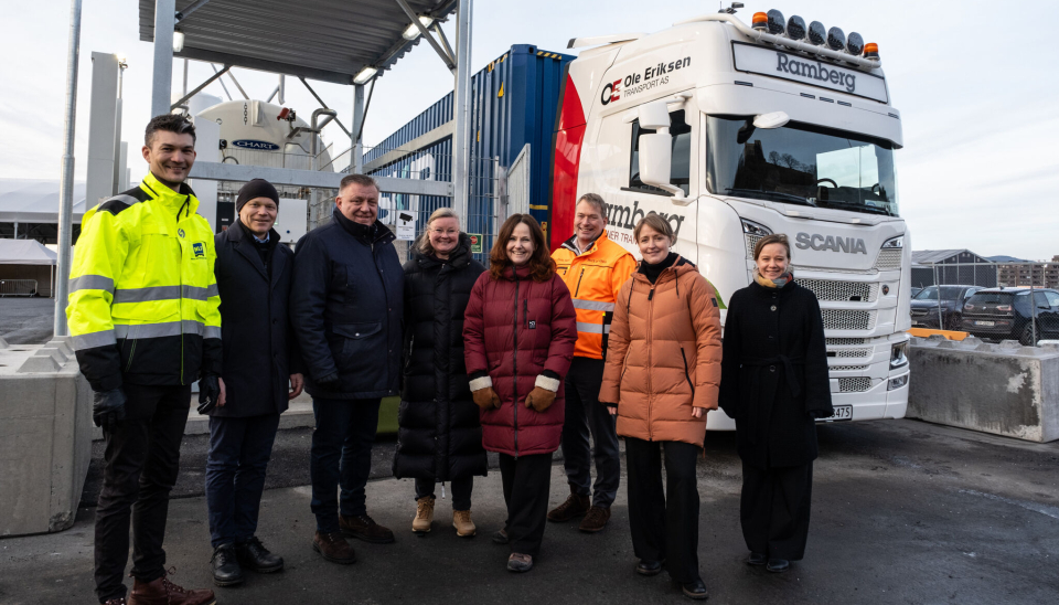 Fra dagens åpning av den nye biogass-stasjonen i Oslo Havn.