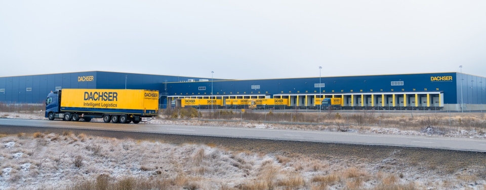 Dachser har begynt å ta i bruk sin nye terminal i Stigamo.