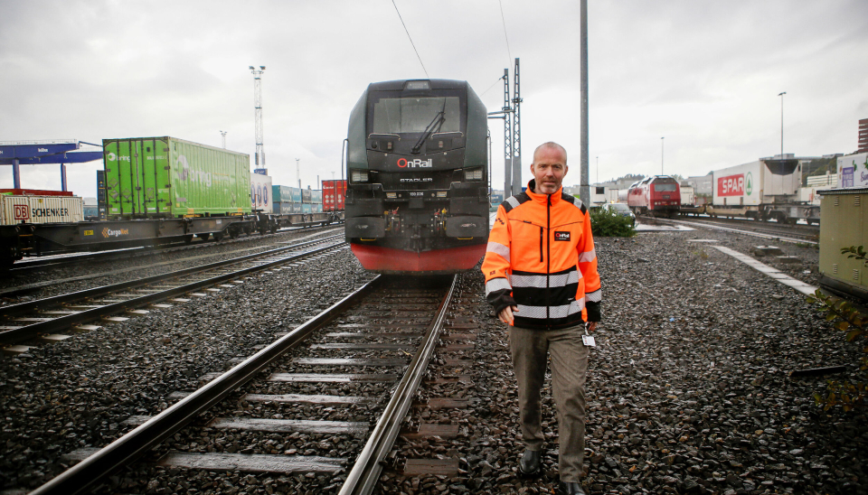 Henning Aandal i Onrail fortviler etter nok et langvarig driftsbrudd på jernbanen.