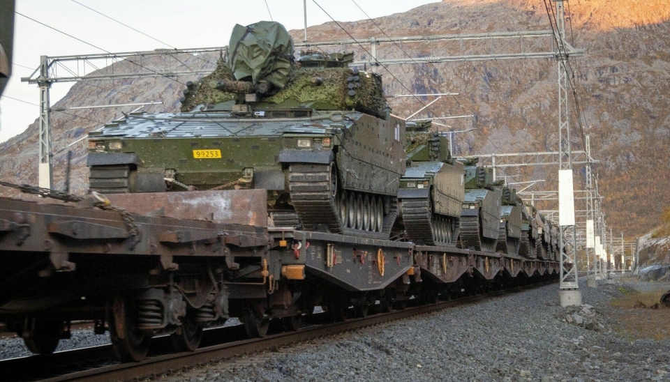 Norge, Sverige og Finland samarbeider om felles anskaffelse av vognmateriell som kan frakte tungt gods som stridsvogner.