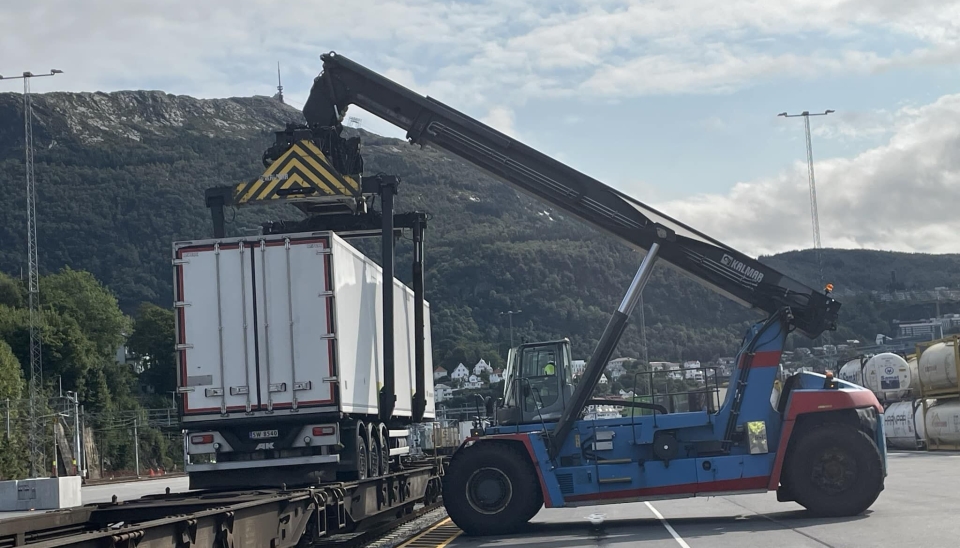 NEST STØRST: Nygårdstangen godsterminal er landets nest største, kun slått av Alnabruterminalen i godsvolum.