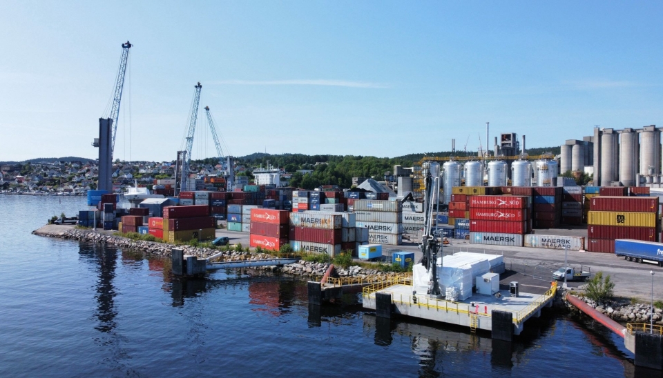 Grenland havn håndterte godt over 90.000 TEU i fjor.