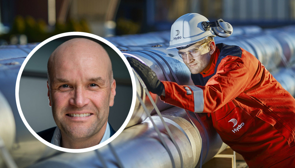 Halvor Molland, informasjonsdirektør i Norsk Hydro.