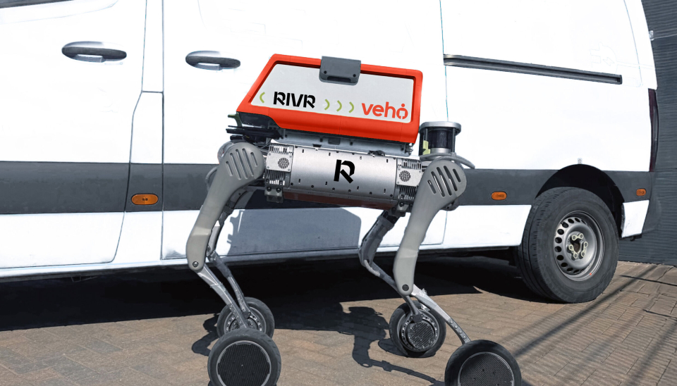 Firebeinte roboter skal levere pakker