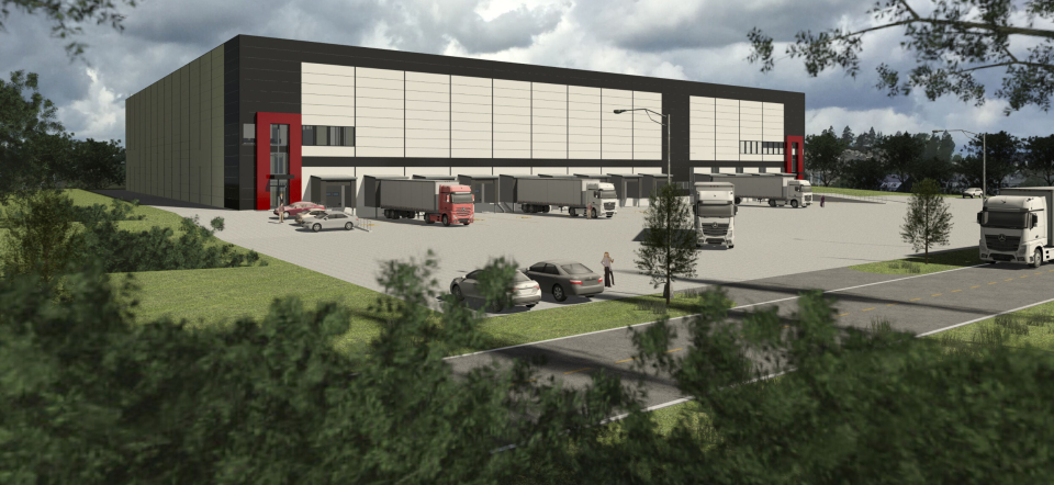 Den nye terminalen blir på snaut 9000 kvadratmeter og skal stå ferdig neste høst.