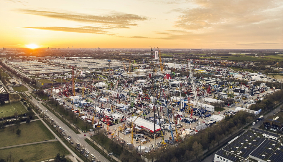 Illustrasjonsbilde fra Bauma, verdens største anleggsmesse i München i Tyskland tidligere i år.