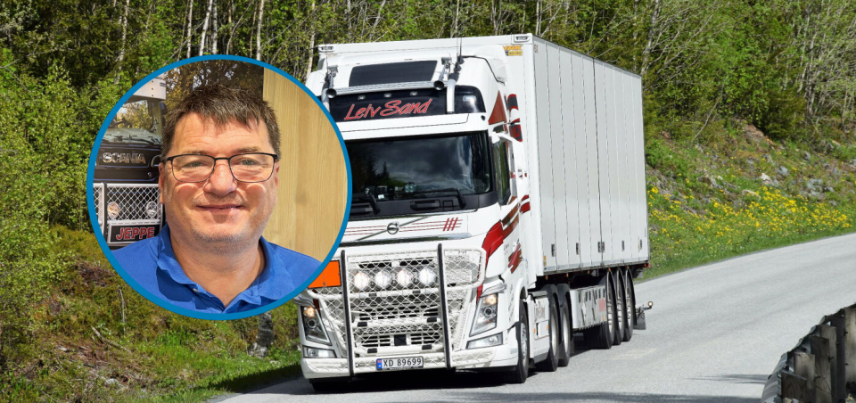Arild Sand, daglig leder i Leiv Sand Transport AS i Levanger.