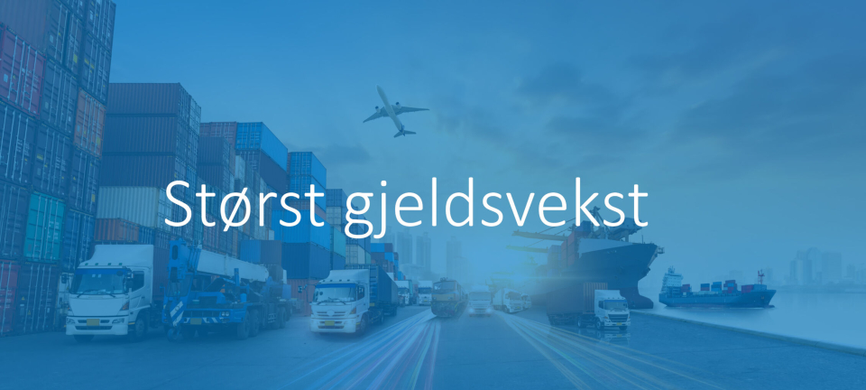 2024 vs 2023: Disse økte gjelden mest i fjor