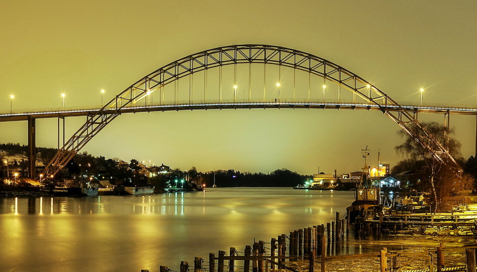 VIKTIG TRANSPORTÅRE: Enten må du krysse Glomma her, eller så må du kjøre opp til Sarpsborg og Sandesundsbrua (E6).