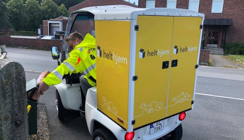 Helthjem økte pakkeleveringen med 150 prosent i desember.