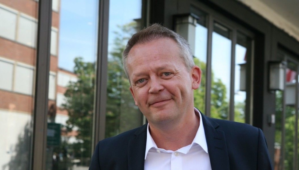 Schenker-sjef Knut Eriksmoen snakker varmt om helse, Covid-19, neste generasjon og kvinneandeler. Foto: Per Dagfinn Wolden