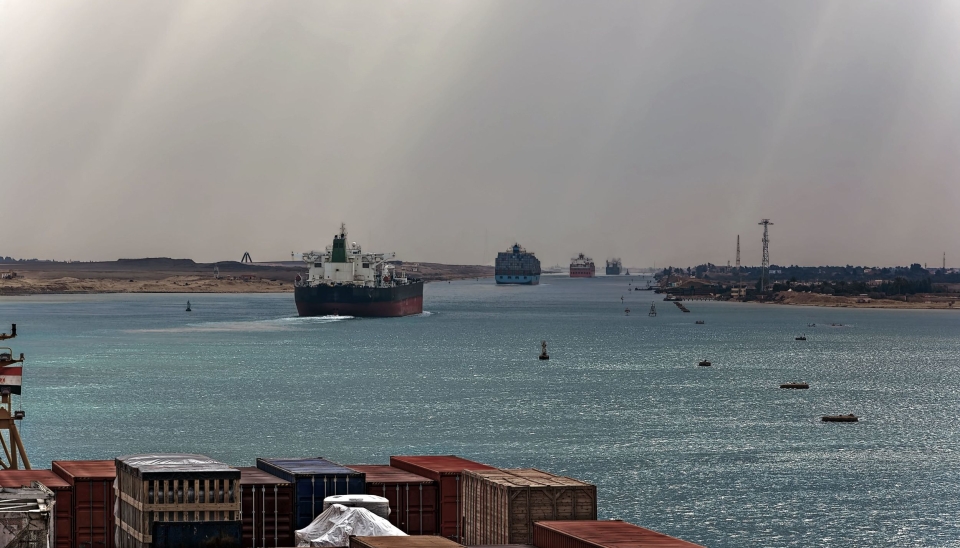Suezkanalen skal utvides etter containerskip-kaoset. (foto: Getty Images)