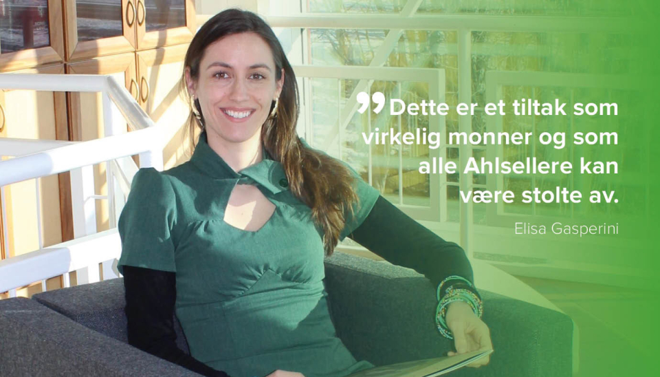 Ahlsells nye «bærekraftgeneral», Elisa Gasperini, skal bidra til 70 prosent utslipps-kutt på Ahlsells vareleveranser.