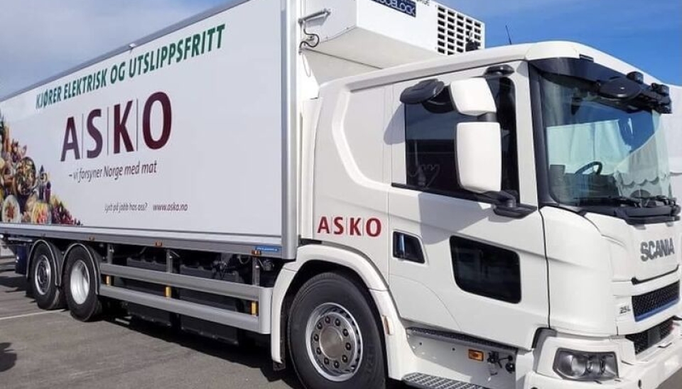 I løpet av året skal Asko ha ca. 25 el-lastebiler i full drift.