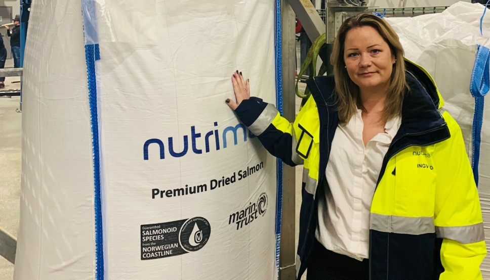 For Nutrimars logistikksjef, Ingvild Nygård, er bærekraftig logistikk viktigst. Det vil si en velfungerende verdikjede fra fabrikk og ut til markedet.