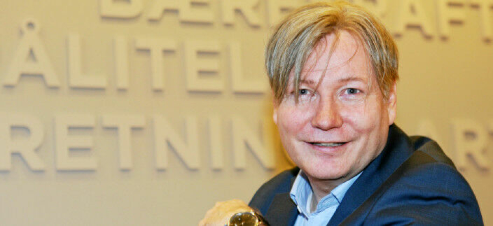 NHO LTs næringspolitiske direktør, Ole Andreas Hagen, heier på den nye regjeringen i det nye året. Foto: Per Dagfinn Wolden
