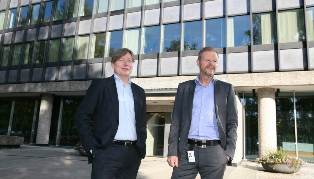 NHO LTs adm. direktør Are Kjensli og næringspolitisk direktør Ole A. Hagen. Foto: Per Dagfinn Wolden