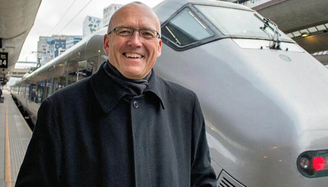 Sverre Kjenne, direktør for digitalisering og teknologi i Bane Nor, er stolt over «European Railway Award 2022». (Foto: Liv Tone Otterholt)