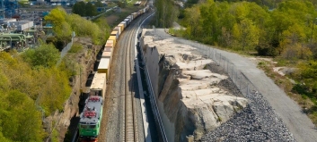 Økte jernbanetransporten - satser videre