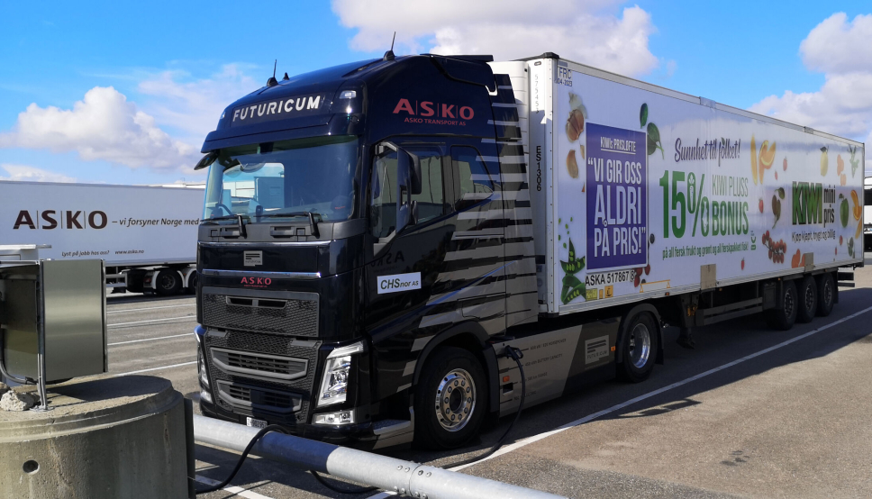 Bilens varemerke er Futuricum og er bygget på et Volvo-chassis. (Asko)