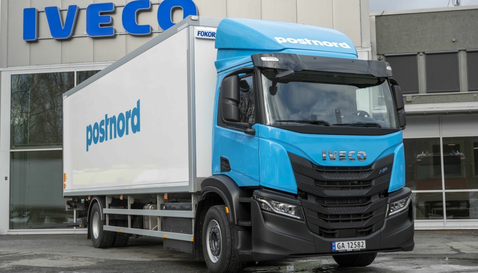 PostNord har bestilt mange nye lastebiler på gass. De skal erstatte eldre dieselbiler. De første som leveres er fra Iveco.