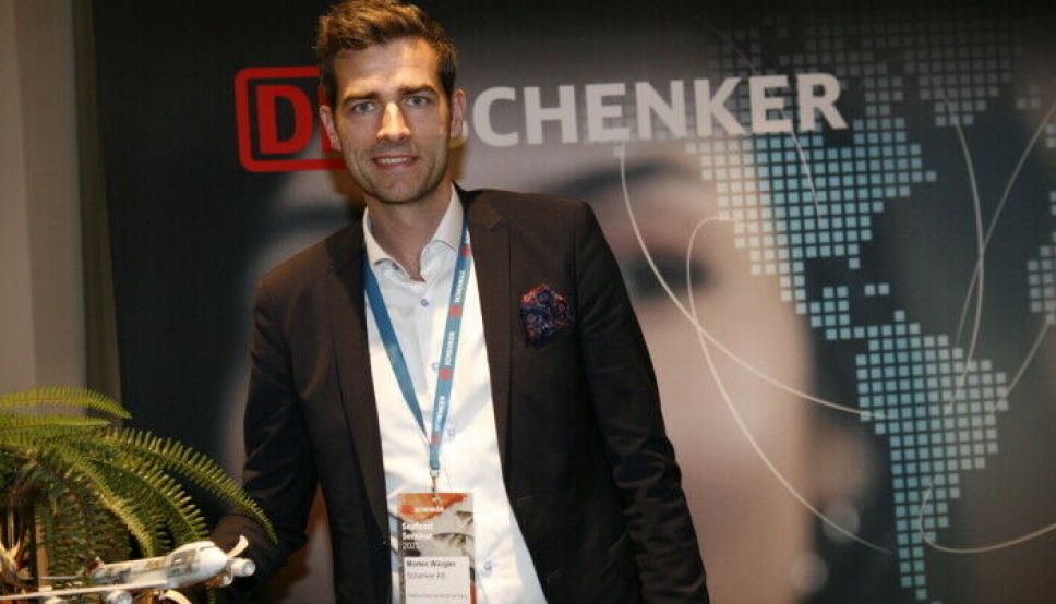 Morten Würgler takker for seg som Head of Airfreight i Schenker AS. Foto: Per Dagfinn Wolden