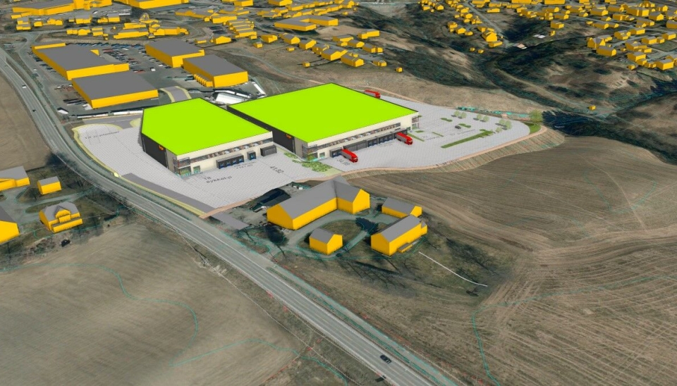 NBT starter nå byggingen av et 16.000 m2 stort logistikksenter på Lindeberg utenfor Oslo.