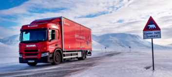 Posten kjører el-lastebil på Svalbard