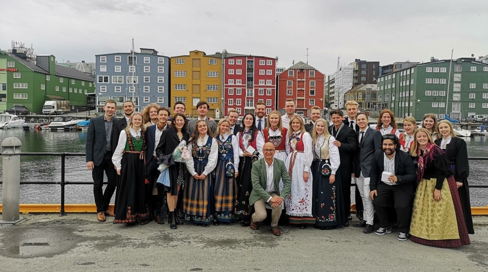 Første bachelor-kull logistikkingeniører ved NTNU i Trondheim.