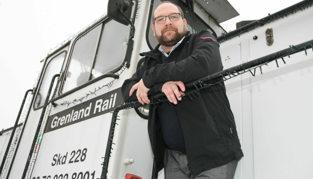 Grenland Rail-sjefen, Tommy Anderson, tar større grep om godstransporten på skinner. Foto: Per Dagfinn Wolden