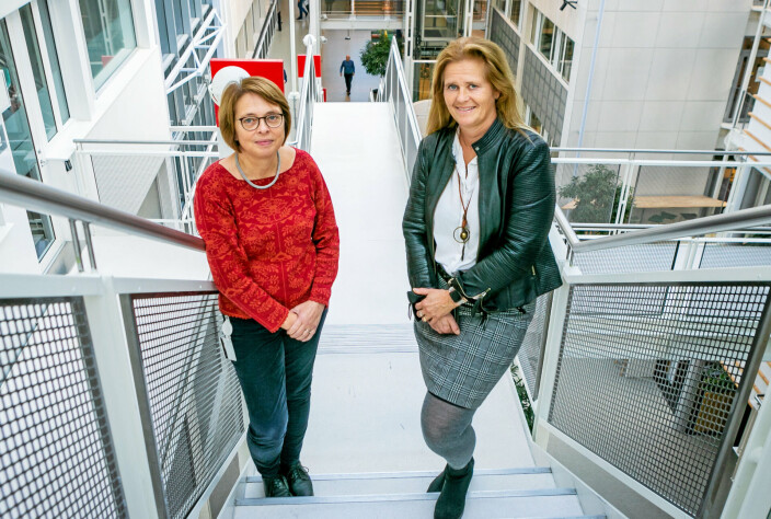 HAR DATAENE: Det er forskningen til Inger Beate Hovi (t.v.) ved TØI og Eirill Bø ved BI som viser at pakkeboksleveringer kan bidra til betydelige utslippskutt. HAR DATAENE: Det er forskningen til Inger Beate Hovi (t.v.) ved TØI og Eirill Bø ved BI som viser at pakkeboksleveringer kan bidra til betydelige utslippskutt.