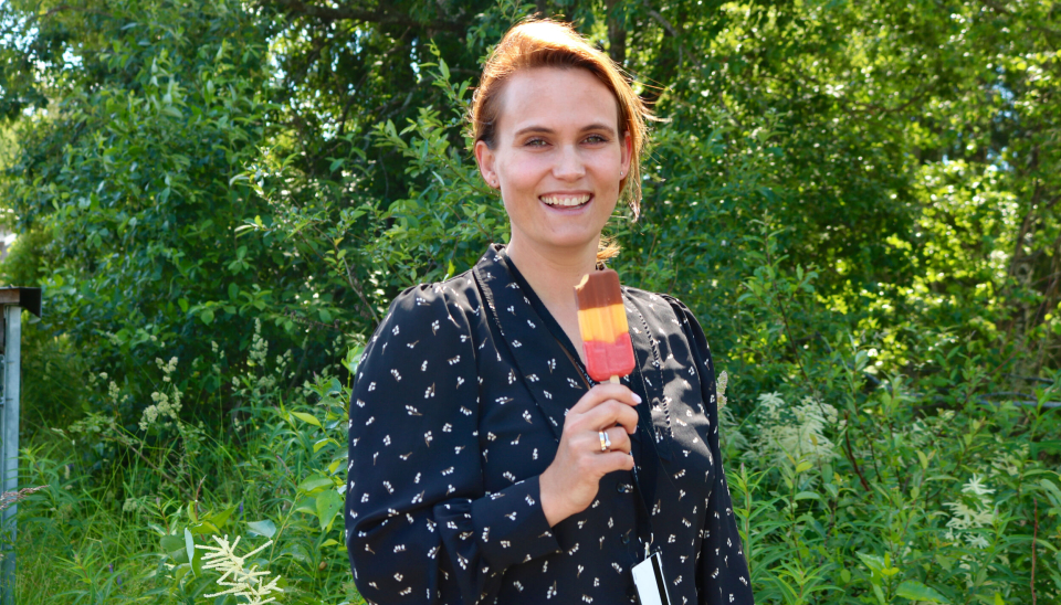 - Det gjelder å ha is i magen, spesielt sommerstid, sier Diplom-Is logistiker Christine Havreberg Fayen.