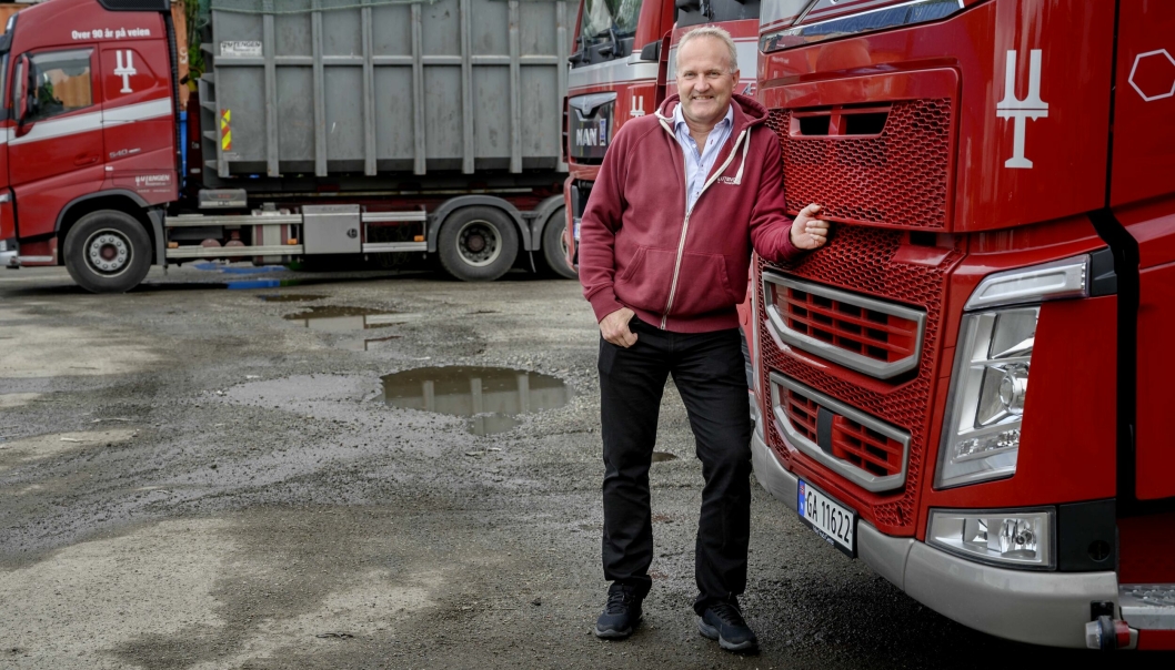Morten Utengen - en av eierne i Utengen Transport, hadde nok å henge fingrene i 2021. Selskapet økte omsetningen til 125 millioner kroner.