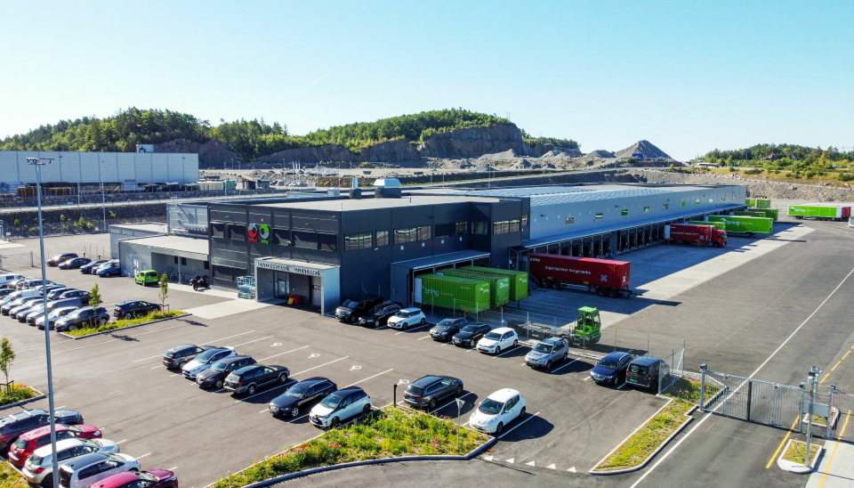 Posten og Brings nye Logistikksenter Kristiansand i Lillesand kommune. Innviet 30. august 2022.