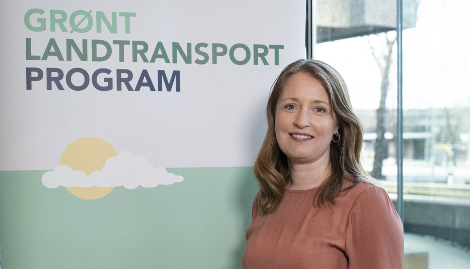 Ingelin Noresjø er leder for programmet Grønt landtransportprogram. Ambisjonen er å halvere utslippene fra landbasert transportsektor innen 2030 (fra 2020-nivå).