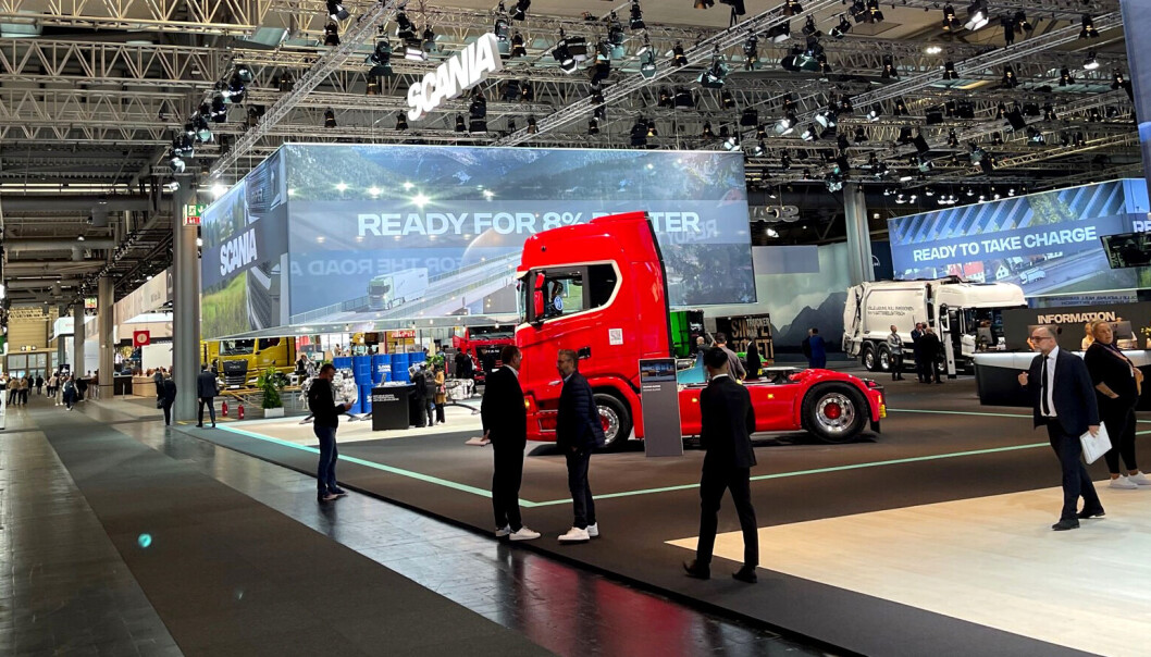 IAA Transport 2022 i Hannover i Tyskland er klart for besøk i morgen. IAA Transport 2022 i Hannover i Tyskland er klart for besøk i morgen.