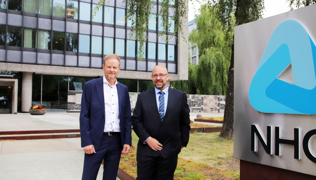 Are Kjensli, adm. direktør i NHO Logistikk og Transport (f.v.) og Jo Eirik Frøise, prosjektleder for Transport & Logistikk 2022, ser frem til å ta imot en samlet logistikk- og transportbransje på Gardermoen 24. og 25. oktober. Are Kjensli, adm. direktør i NHO Logistikk og Transport (f.v.) og Jo Eirik Frøise, prosjektleder for Transport & Logistikk 2022, ser frem til å ta imot en samlet logistikk- og transportbransje på Gardermoen 24. og 25. oktober.