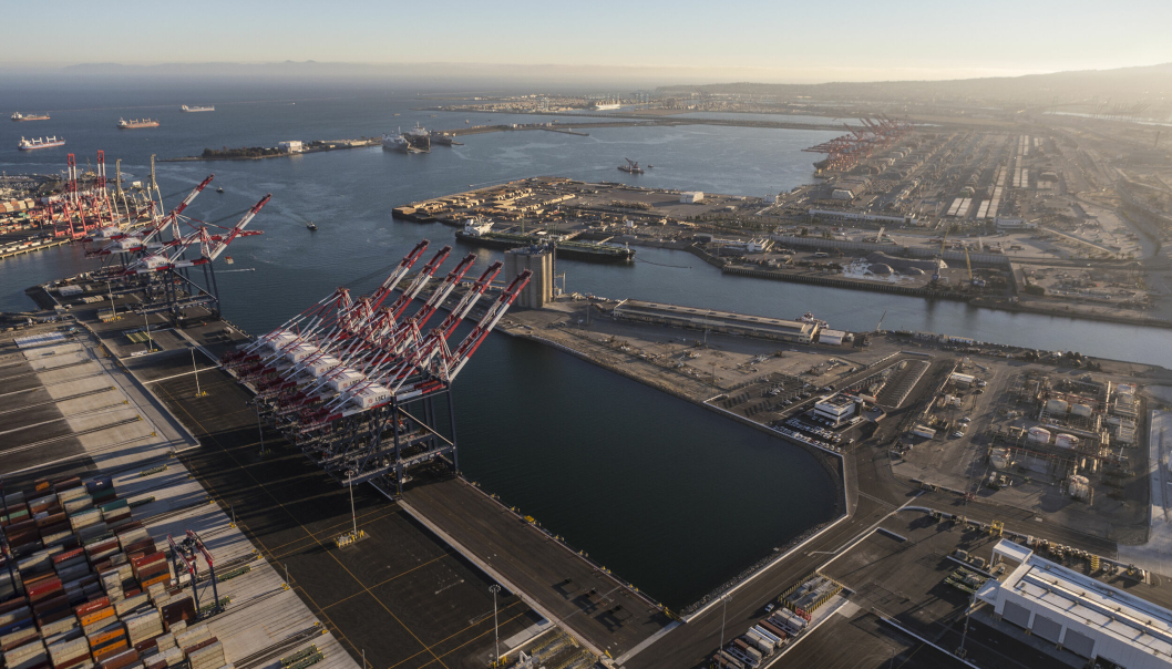 Port of Long Beach (Los Angeles) har mistet mye av importvolumene fra Asia.