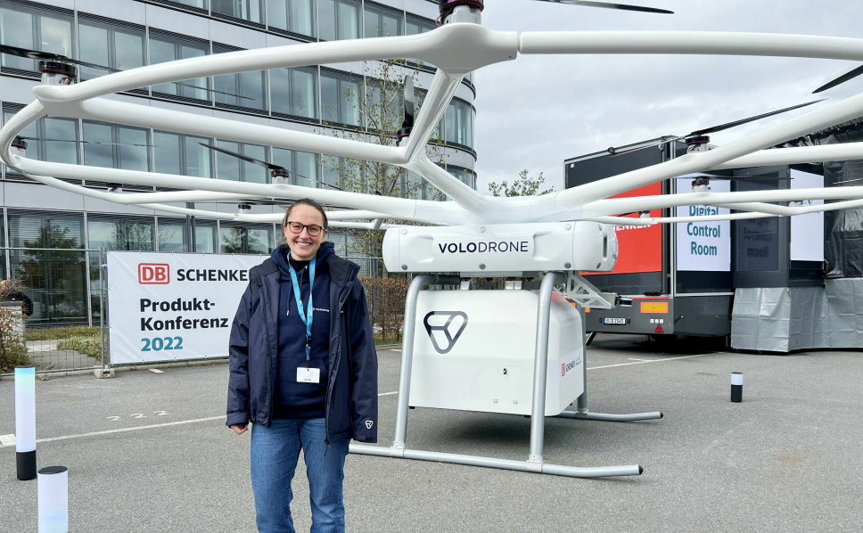 Kommunikasjonssjef Helena Treeck i Volocopter GmbH, fortalte Logistikk Inside om utsiktene til selskapet, som er en av verdens ledende aktører innen Air Urban Mobility.