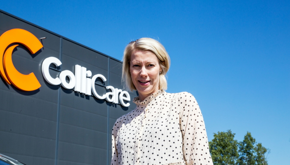 Julianne Fjell leder ColliCare Logistics AS i Norge, som har en solid posisjon som den største aktøren innen bransjekategorien 'drift av gods og transportsentraler'. Her fra åpningen av selskapets nye anlegg på Kløfta tidligere i år.