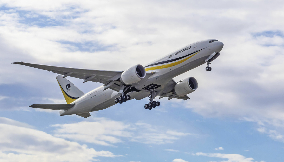 MSC Air Cargo har tatt av.