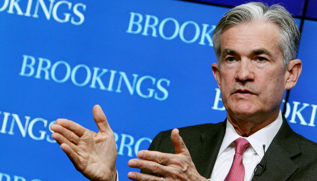 Den amerikanske sentralbanksjefen Jerome Powell talte i går kveld på Brookings Institute. Bildet er tatt samme sted ved en annen anlending.