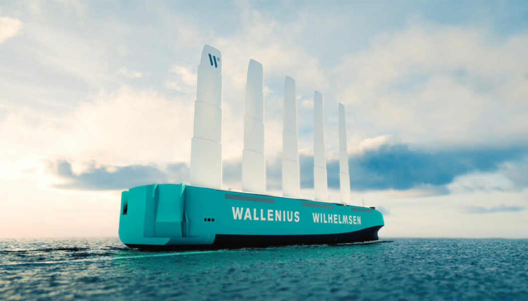 Wallenius Wilhemsen og samarbeidspartnere får 9 millioner euro i støtte når de skal utvikle Orcelle Wind, verdens første vinddrevne RoRo-fartøy..