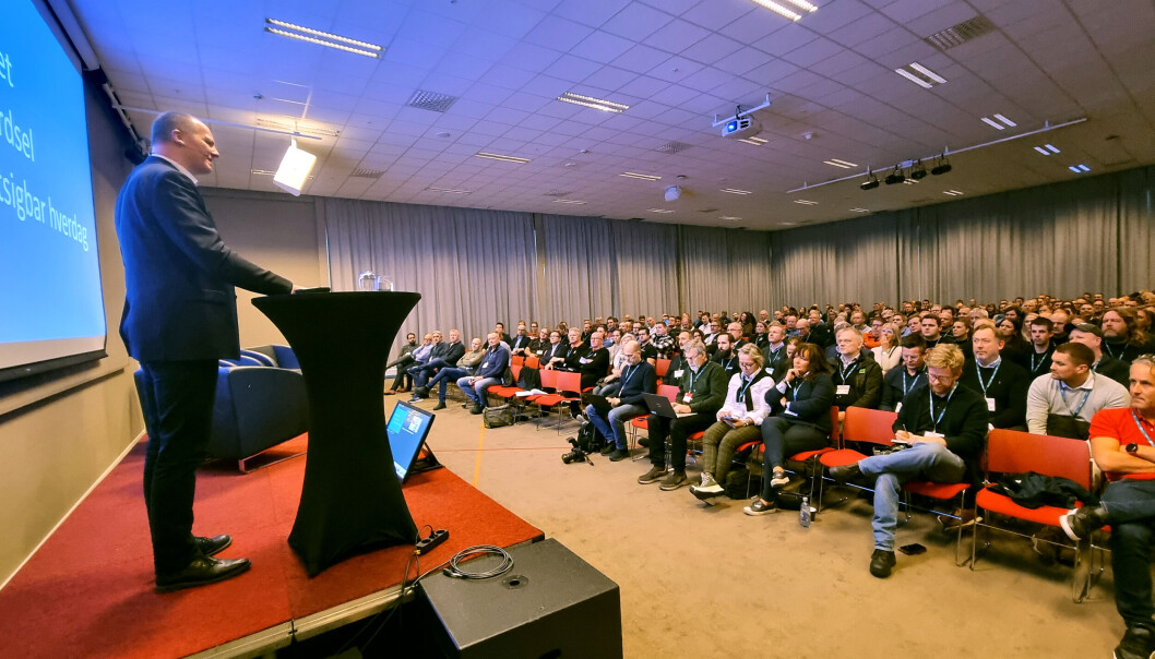 Ketil Solvik-Olsen var klar i talen fra talerstolen på Arctic Entrepreneur Ketil Solvik-Olsen var klar i talen fra talerstolen på Arctic Entrepreneur