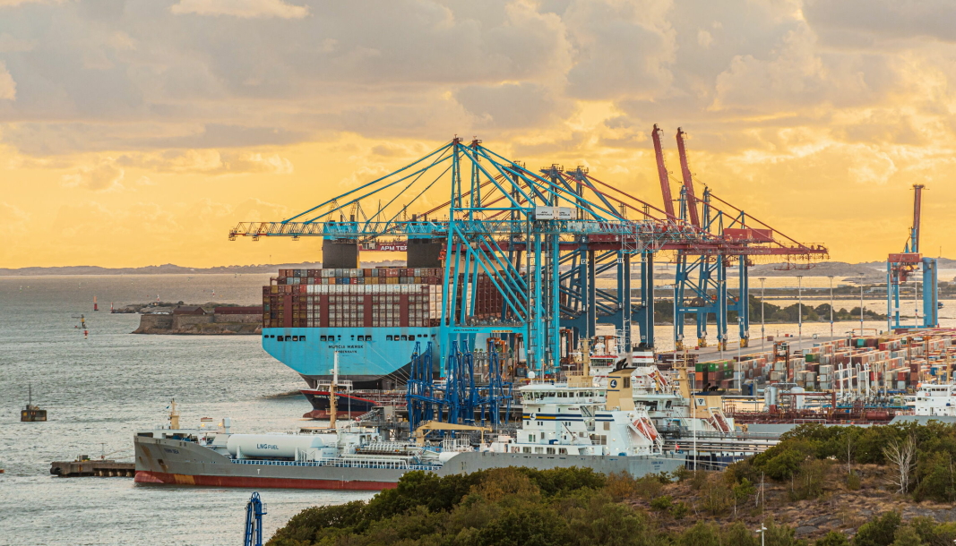 Containerhåndteringen over Göteborgs Hamn økte for niende kvartal på rad i siste del av 2022.