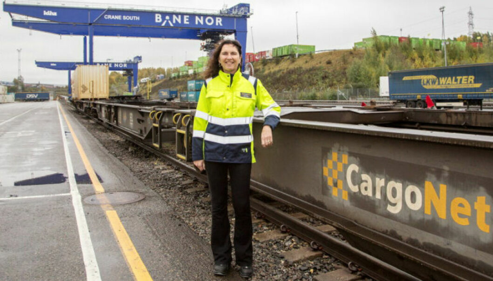Ingvild Storås og CargoNet utvider jernbanetilbudet med to nye ruter.
