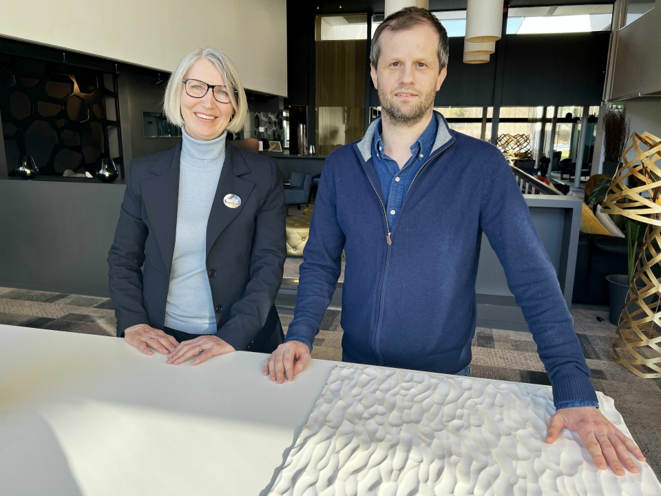 Bjørnar Johansen og Lisbeth Angeltveit fra tolletaten kan fortelle at tolletaten ser på en erstatning for TVINN.