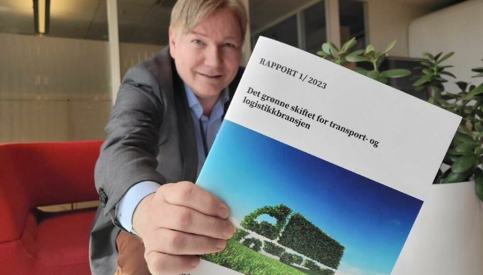 Ole A. Hagen og NHO Logistikk og Transport står bak rapporten «Det grønne skiftet for logistikk- og transportbransjen».