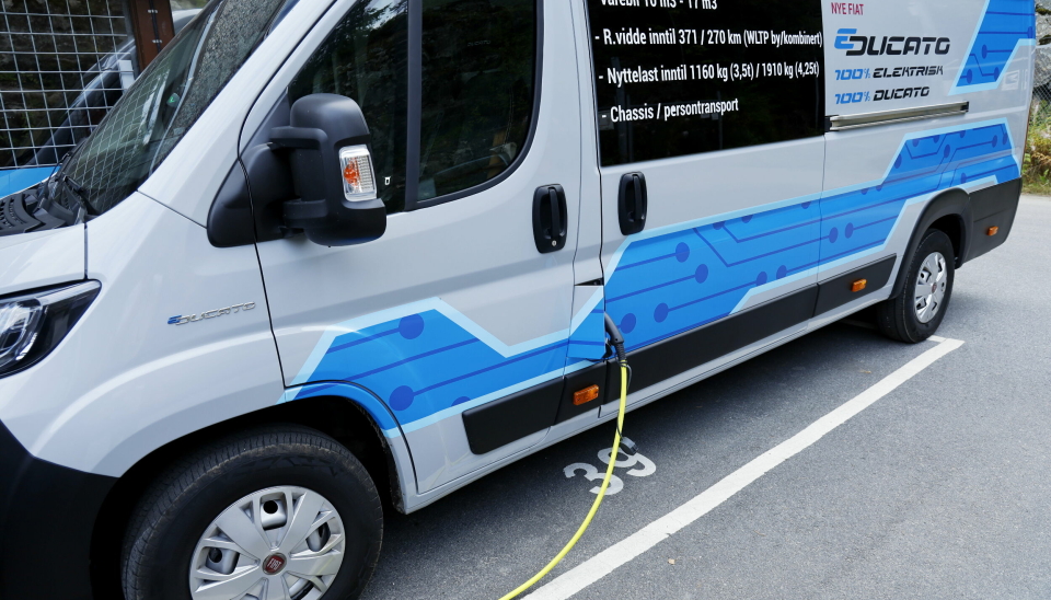 SLUTT: Blir det også slutt på støtte til installasjon av ladere for el-varebiler?