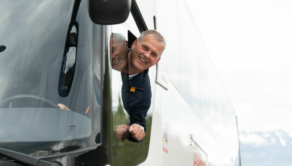 Kenneth Lindquist blir ny CEO i Scan Logistic Partner. Her avbildet i sin nåværende rolle som konsernsjef i Telemark Bilruter.
